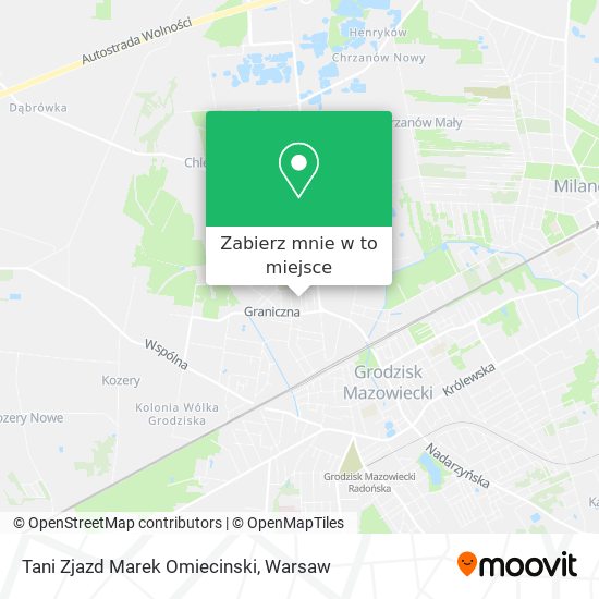 Mapa Tani Zjazd Marek Omiecinski