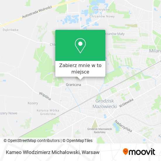 Mapa Kameo Włodzimierz Michałowski