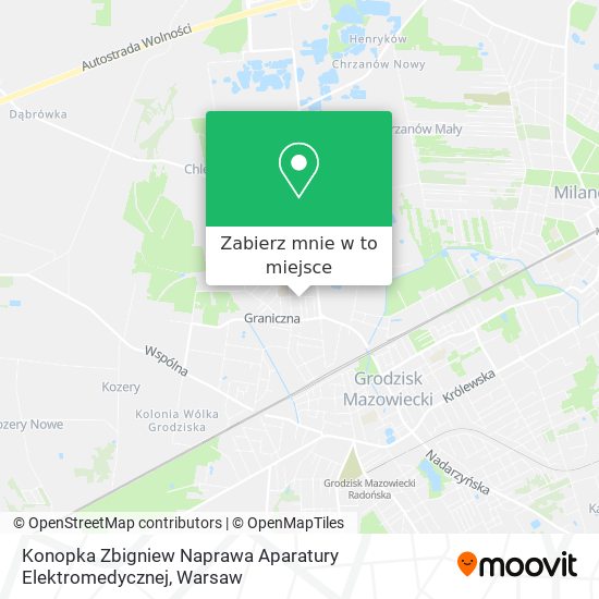 Mapa Konopka Zbigniew Naprawa Aparatury Elektromedycznej