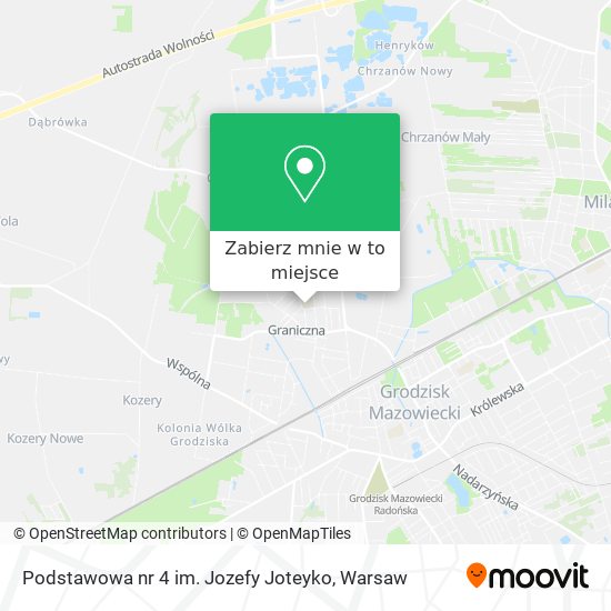 Mapa Podstawowa nr 4 im. Jozefy Joteyko