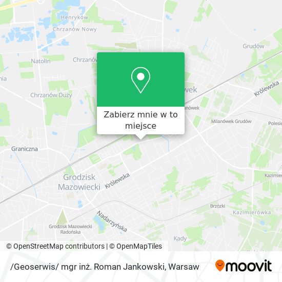 Mapa /Geoserwis/ mgr inż. Roman Jankowski