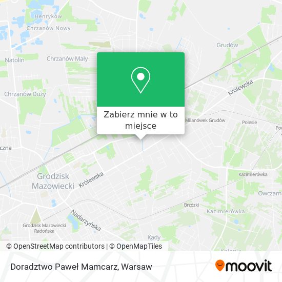 Mapa Doradztwo Paweł Mamcarz