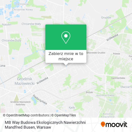 Mapa MB Way Budowa Ekologicznych Nawierzchni Mandfred Busen