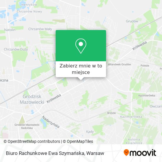 Mapa Biuro Rachunkowe Ewa Szymańska