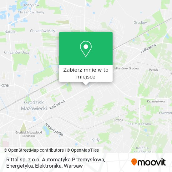 Mapa Rittal sp. z o.o. Automatyka Przemysłowa, Energetyka, Elektronika