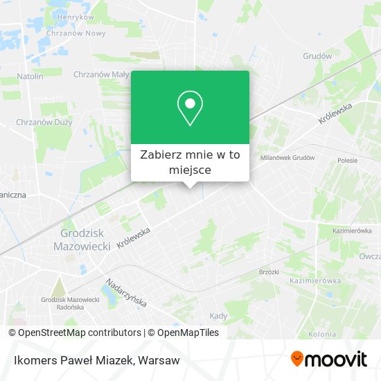 Mapa Ikomers Paweł Miazek