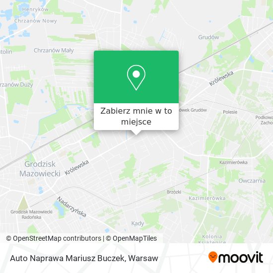 Mapa Auto Naprawa Mariusz Buczek