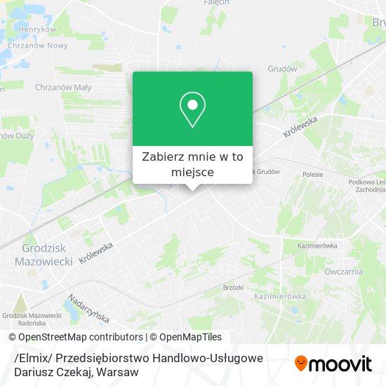 Mapa /Elmix/ Przedsiębiorstwo Handlowo-Usługowe Dariusz Czekaj