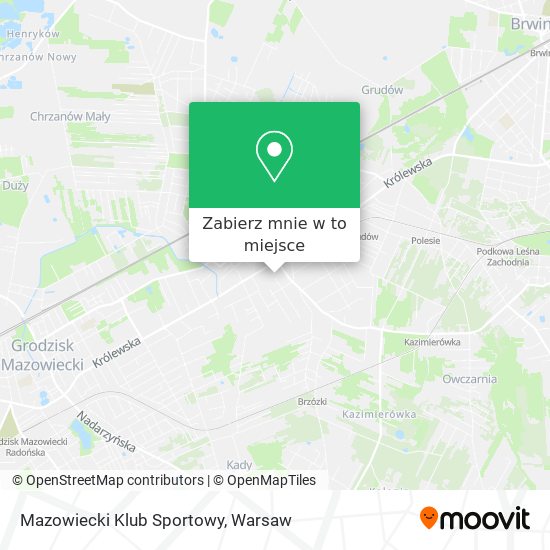 Mapa Mazowiecki Klub Sportowy