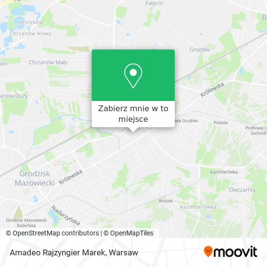 Mapa Amadeo Rajzyngier Marek