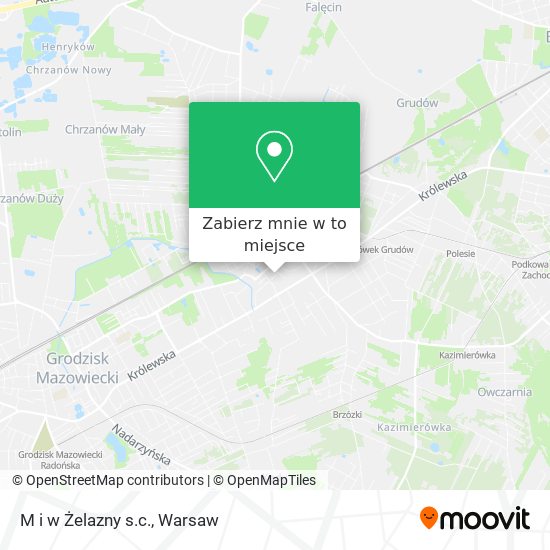 Mapa M i w Żelazny s.c.