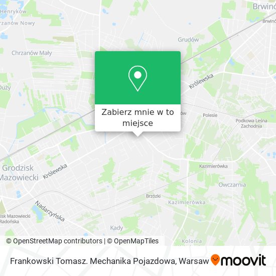 Mapa Frankowski Tomasz. Mechanika Pojazdowa