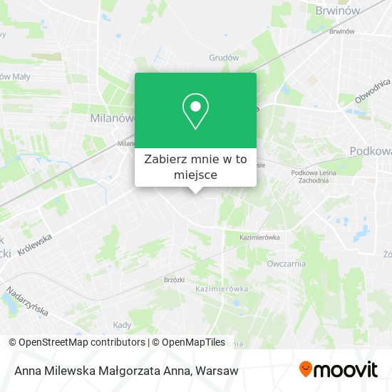 Mapa Anna Milewska Małgorzata Anna