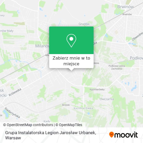 Mapa Grupa Instalatorska Legion Jarosław Urbanek