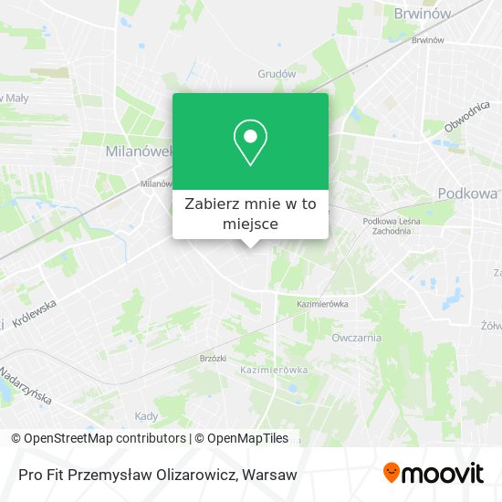 Mapa Pro Fit Przemysław Olizarowicz