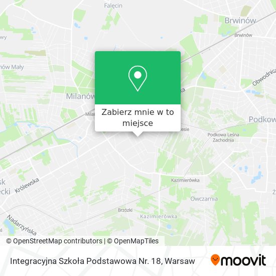 Mapa Integracyjna Szkoła Podstawowa Nr. 18