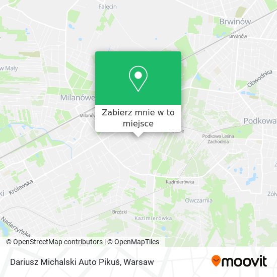 Mapa Dariusz Michalski Auto Pikuś