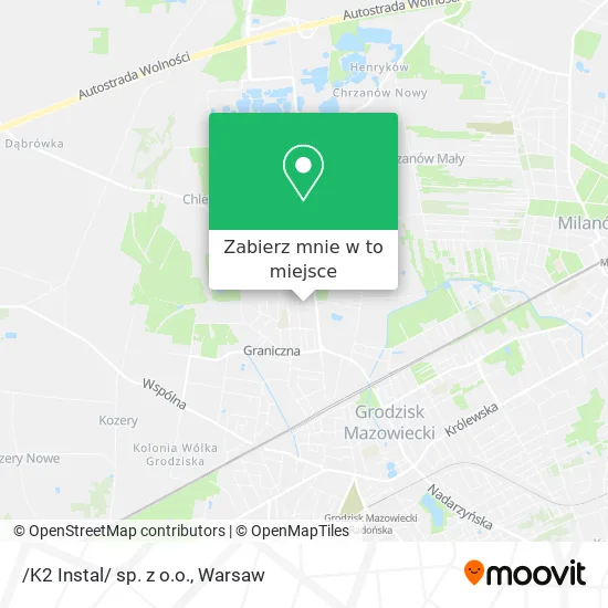 Mapa /K2 Instal/ sp. z o.o.