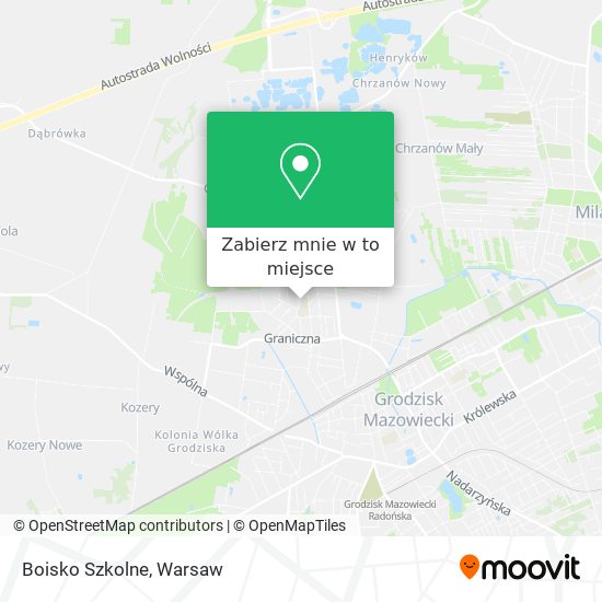 Mapa Boisko Szkolne