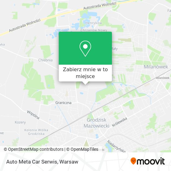 Mapa Auto Meta Car Serwis