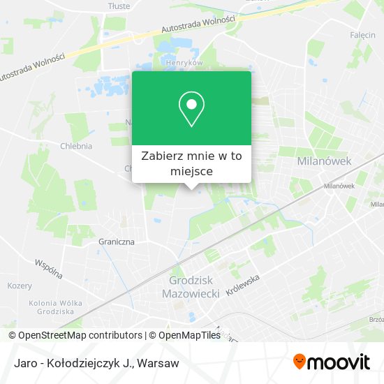 Mapa Jaro - Kołodziejczyk J.