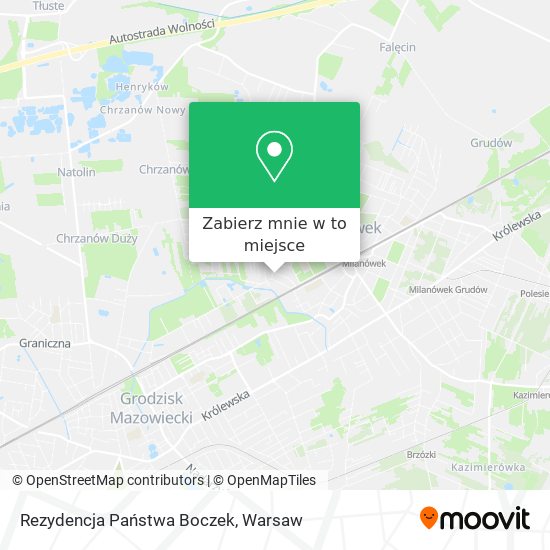 Mapa Rezydencja Państwa Boczek