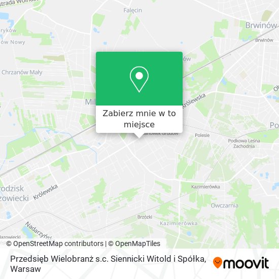 Mapa Przedsięb Wielobranż s.c. Siennicki Witold i Spółka