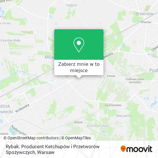 Mapa Rybak. Producent Ketchupów i Przetworów Spożywczych