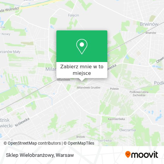 Mapa Sklep Wielobranżowy