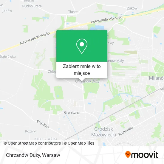 Mapa Chrzanów Duży