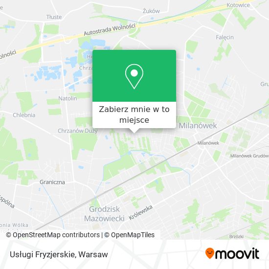 Mapa Usługi Fryzjerskie