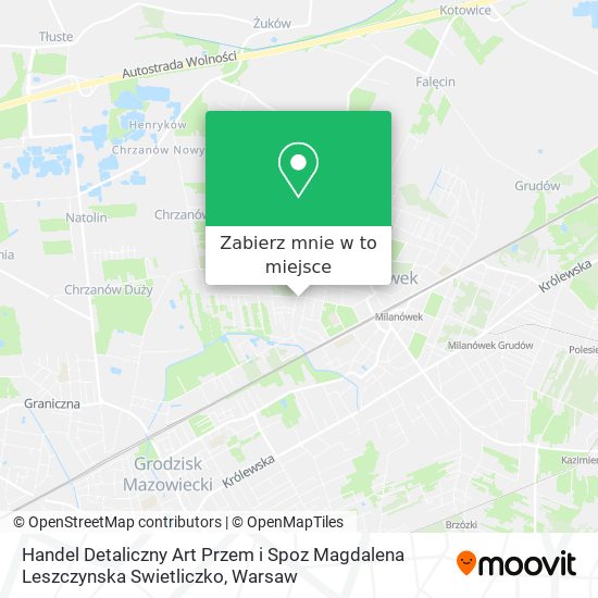 Mapa Handel Detaliczny Art Przem i Spoz Magdalena Leszczynska Swietliczko