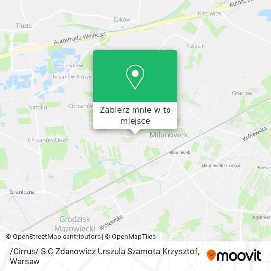 Mapa /Cirrus/ S.C Zdanowicz Urszula Szamota Krzysztof