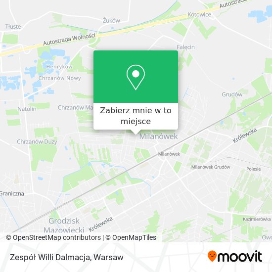 Mapa Zespół Willi Dalmacja