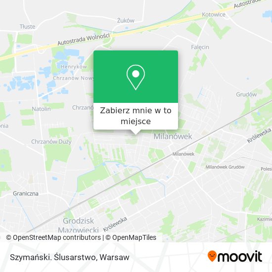 Mapa Szymański. Ślusarstwo