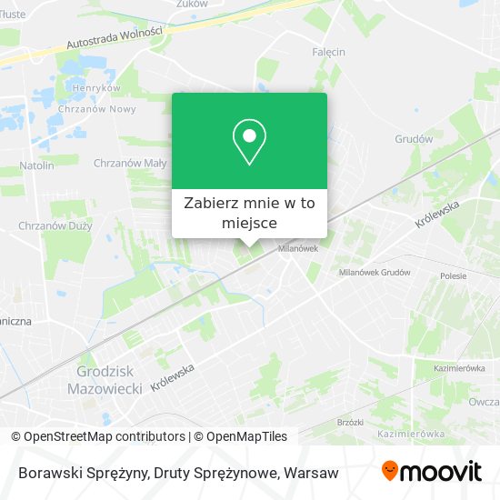 Mapa Borawski Sprężyny, Druty Sprężynowe