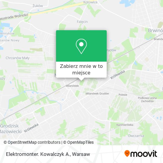 Mapa Elektromonter. Kowalczyk A.