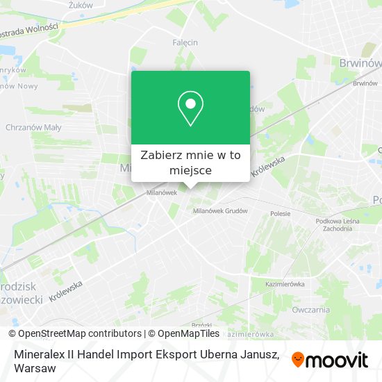 Mapa Mineralex II Handel Import Eksport Uberna Janusz