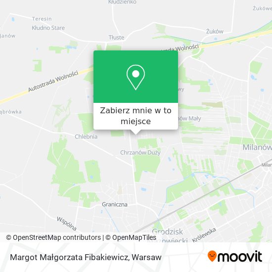 Mapa Margot Małgorzata Fibakiewicz