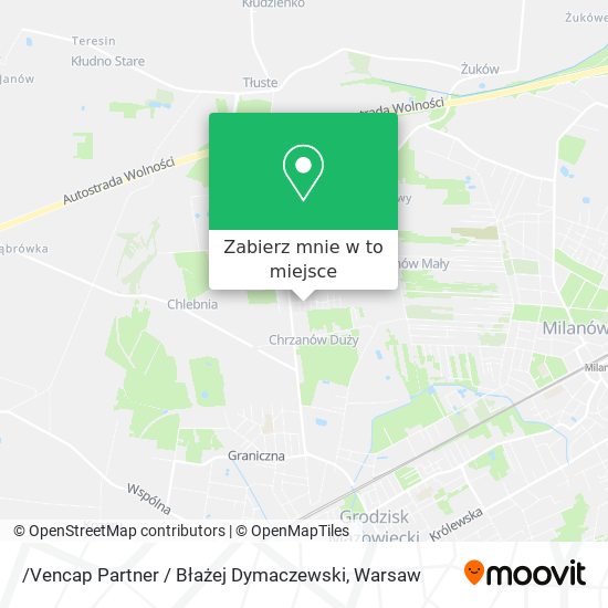 Mapa /Vencap Partner / Błażej Dymaczewski