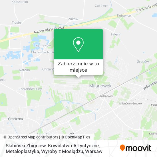 Mapa Skibiński Zbigniew. Kowalstwo Artystyczne, Metaloplastyka, Wyroby z Mosiądzu