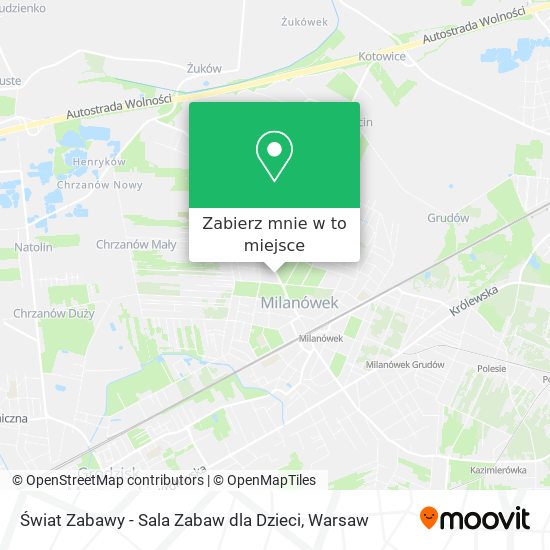 Mapa Świat Zabawy - Sala Zabaw dla Dzieci