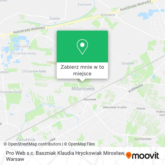 Mapa Pro Web s.c. Baszniak Klaudia Hryckowiak Mirosław