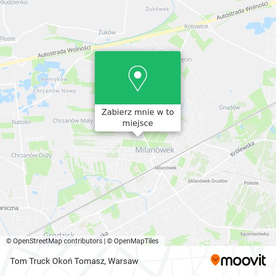 Mapa Tom Truck Okoń Tomasz