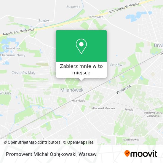 Mapa Promowent Michał Obłękowski