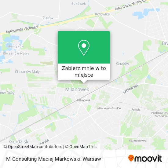 Mapa M-Consulting Maciej Markowski