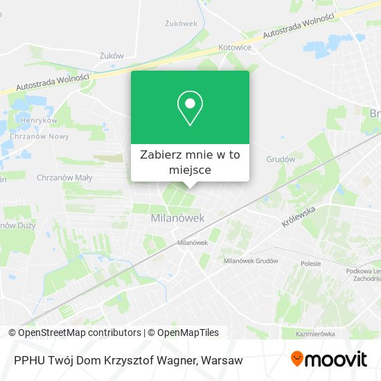 Mapa PPHU Twój Dom Krzysztof Wagner