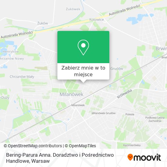 Mapa Bering-Parura Anna. Doradztwo i Pośrednictwo Handlowe