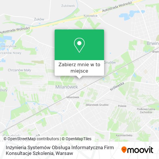 Mapa Inżynieria Systemów Obsługa Informatyczna Firm Konsultacje Szkolenia