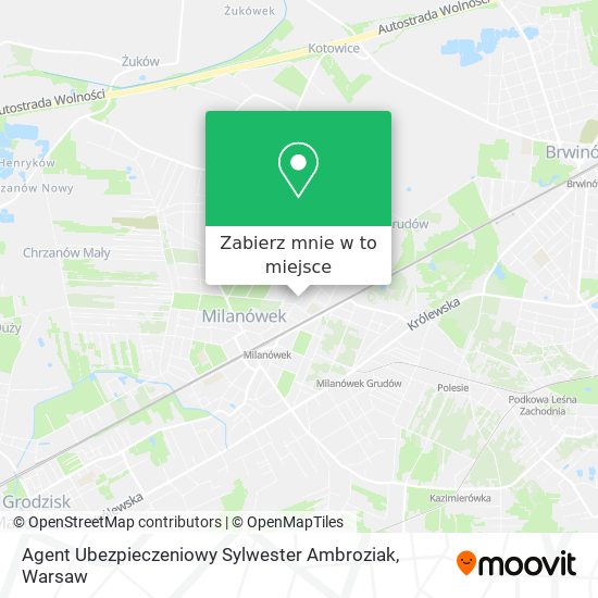 Mapa Agent Ubezpieczeniowy Sylwester Ambroziak